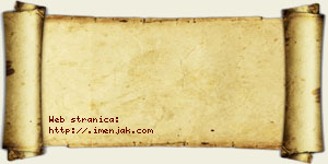 Natalija Sebić vizit kartica